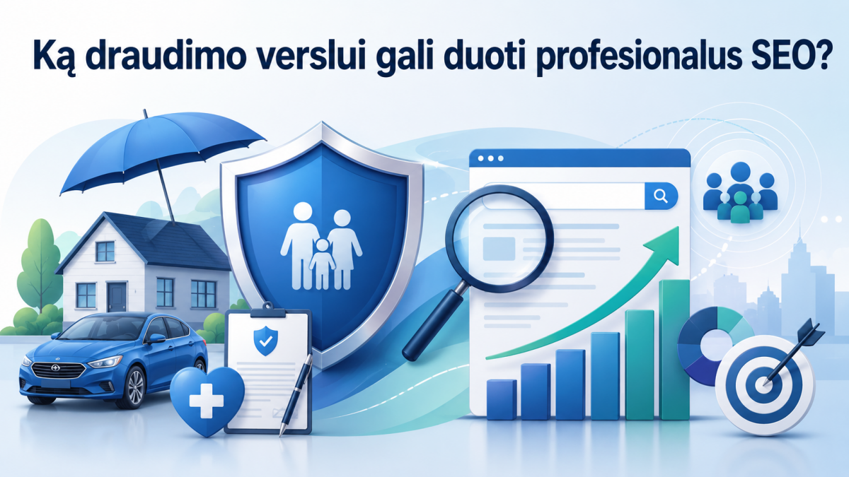 Ką draudimo verslui gali duoti profesionalus SEO?